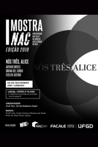 Cartaz NÓS TRÊS, ALICE